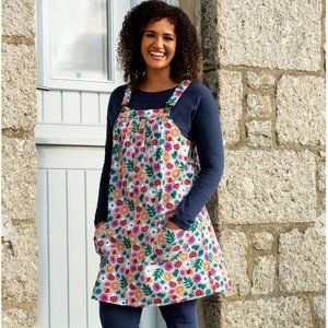 Frugi Berry Cord Pinafore, US size 6